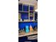 Coffee Bar showing a light wood shelf, blue wall and accessories at 260 Manning Sw Rd # 42, Marietta, GA 30064