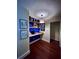 Office nook with hardwood flooring, built-in shelves, and a custom built-in desk at 260 Manning Sw Rd # 42, Marietta, GA 30064