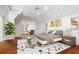 Bright bedroom boasts hardwood floors and a seating nook at 4375 Mount Paran Pkwy Nw, Atlanta, GA 30327