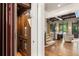 Home elevator next to the main staircase with hardwood floors and natural light at 4375 Mount Paran Pkwy Nw, Atlanta, GA 30327