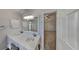 Bathroom featuring a double vanity with modern fixtures at 516 N Shore Rd, Lithonia, GA 30058