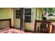 View from the back deck with access to the home and a secured entry door at 1162 Sims St, Atlanta, GA 30310