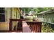 View from the deck showcasing the backyard and neighboring houses at 1162 Sims St, Atlanta, GA 30310