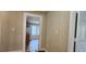 Kitchen featuring brown cabinets and countertops with hardwood floors and white appliances at 1162 Sims St, Atlanta, GA 30310