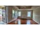 Bright living room with hardwood floors, fireplace, and windows at 1162 Sims St, Atlanta, GA 30310