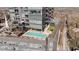 View of the building with the gorgeous rooftop pool and lounge areas at 3630 Peachtree Rd # 1909, Atlanta, GA 30326