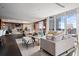 Spacious living room with panoramic windows, elegant furnishings, and an open layout perfect for entertaining at 3630 Peachtree Rd # 1909, Atlanta, GA 30326