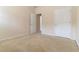 Bedroom with double closets and an open doorway to the hallway at 7325 Thoreau Cir, Atlanta, GA 30349