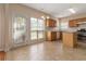 Cozy kitchen with wooden cabinets and natural light at 7325 Thoreau Cir, Atlanta, GA 30349