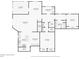 Basement floorplan showing sun room, Gathering room, laundry room, bathroom, living room, kitchen, and two bedrooms at 1424 Brighton, Loganville, GA 30052