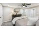 Comfortable bedroom with carpet, ceiling fan and TV at 1424 Brighton, Loganville, GA 30052