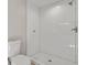 The new bathroom shower has subway tile and a tiled shower floor at 1909 Cindy Dr, Decatur, GA 30032