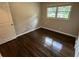 Bedroom with hardwood floors and window at 1909 Cindy Dr, Decatur, GA 30032