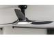 Close-up of a modern black ceiling fan with integrated lighting at 231 Ivey Ter, Temple, GA 30179