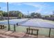 View of the community tennis courts from the raised spectator area at 4445 Vanadium Bend, Cumming, GA 30040