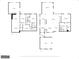 Detailed floor plan featuring the layout of the home, including rooms and dimensions at 9058 Woodlake Lane, Villa Rica, GA 30180