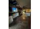 Kitchen featuring older appliances, damaged ceiling, and dated cabinets at 2700 Snapfinger Rd, Decatur, GA 30034