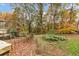 Lush backyard with mature trees and natural landscaping, creating a private and serene setting at 2775 Hogan Rd, Atlanta, GA 30344