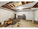 Unfinished basement with exposed ceiling and block walls, ready for customization at 2775 Hogan Rd, Atlanta, GA 30344