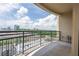 Balcony with stunning city views offers an outdoor living space for relaxing or entertaining at 3445 Stratford Rd # 1501, Atlanta, GA 30326