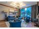 Comfortable living room features stylish seating, hardwood floors, and large windows at 3445 Stratford Rd # 1501, Atlanta, GA 30326