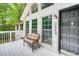 Front porch with a seating area and a view of the surrounding neighborhood at 3861 Hanover Ct, Marietta, GA 30062