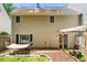 Spacious backyard with a wooden pergola, hammock and patio area at 4131 N Gloucester Pl, Atlanta, GA 30341