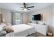 Comfortable bedroom with a large bed, TV, and modern decor, creating a relaxing atmosphere at 1934 Glen Echo Dr, Decatur, GA 30032