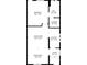 Detailed floor plan with dimensions including bedroom, living room, kitchen, and bath at 542 Ralph Mcgill Ne Blvd # 7, Atlanta, GA 30312