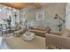This bright living room features an open layout with a beautiful wall design at 542 Ralph Mcgill Ne Blvd # 7, Atlanta, GA 30312