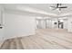 Spacious basement featuring recessed lighting and an open concept layout with light colored walls and hardwood floors at 1007 Fairway Seven, Villa Rica, GA 30180