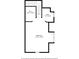 Upstairs floor plan detailing layout of bedroom, walk in closet, and bathroom at 1007 Fairway Seven, Villa Rica, GA 30180