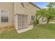 Well-maintained backyard features a shed, stone stairs, green grass, and shrubbery at 3039 Tuscan Ridge Dr, Snellville, GA 30039