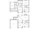 Comprehensive floor plan showing both levels of the home's layout at 1371 Blazing Star Rd, Lawrenceville, GA 30045