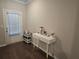 Bright entryway with white console table and neutral decor at 2264 Shetley Creek Dr, Norcross, GA 30071