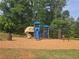 Outdoor playground with slide and swings and mulch ground covering at 2264 Shetley Creek Dr, Norcross, GA 30071
