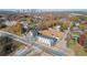Aerial view of townhomes showcases urban community, streets, and skyline at 101 Mission Se Way # 101, Atlanta, GA 30315