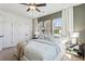 Sunlit bedroom featuring neutral colors, bedside tables, and views from three windows at 101 Mission Se Way # 101, Atlanta, GA 30315