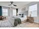Well-lit bedroom featuring a comfortable bed, neutral tones, and bright windows at 235 Ivey Ter, Temple, GA 30179