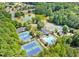 Community amenities, including tennis courts, swimming pool and pond with parking at 2049 Mclain Nw Rd, Acworth, GA 30101