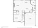 First floor plan featuring living spaces, kitchen, garage, and entry foyer at 6215 Barley Sq, Sugar Hill, GA 30518