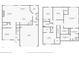 Detailed floor plan showcasing the layout of the home with dimensions at 6215 Barley Sq, Sugar Hill, GA 30518