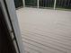 Outdoor wooden back deck overlooking the backyard at 2811 Country Farms Ct, Snellville, GA 30039