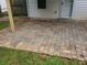 A backyard stone patio featuring a stone paver surface at 2811 Country Farms Ct, Snellville, GA 30039