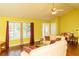 Spacious living room featuring vaulted ceilings, hardwood floors, and neutral decor at 68 Paradise Pointe, Douglasville, GA 30134