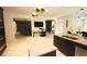 Gourmet kitchen showcasing sleek countertops, marble flooring, modern appliances, and ample cabinet space at 812 Graeme Dr, Mcdonough, GA 30252