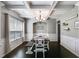 Elegant dining room with coffered ceilings and wainscoting at 127 Grayson Myers Dr, Villa Rica, GA 30180