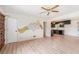 Open-concept living space featuring modern floors and easy access to the kitchen at 2954 Ann Marie Ln, Rex, GA 30273