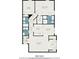 Detailed floor plan showcasing the layout of the home with dimensions and room labels at 3302 Dogwood Dr # 328, Atlanta, GA 30354