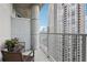 Balcony with city views and outdoor seating at 361 17Th Nw St # 2315, Atlanta, GA 30363